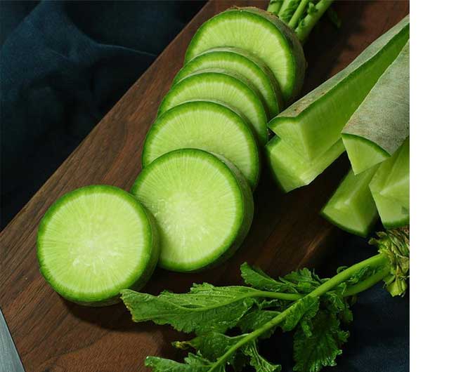 China vacuum fried Green Radish Slice factory