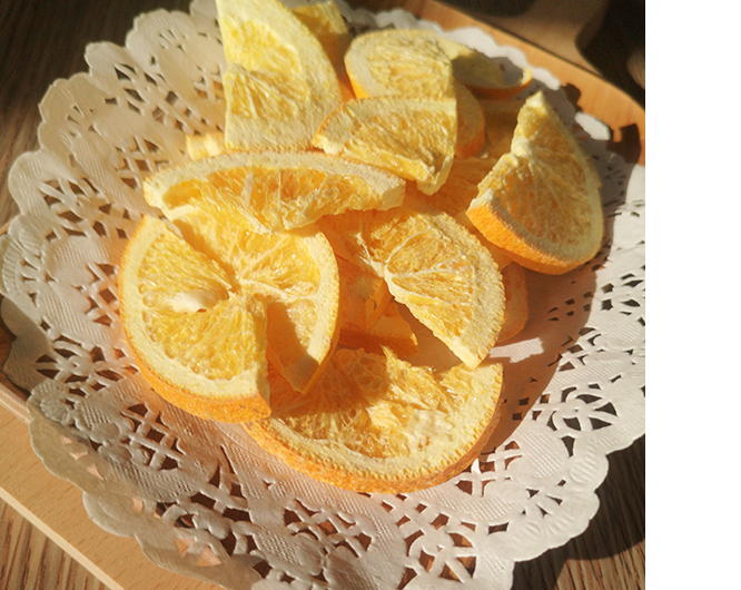 freeze drying oranges made in China