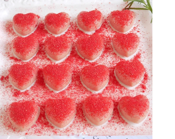frozen strawberry powder