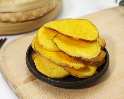 sweet potato and beet chips made in China