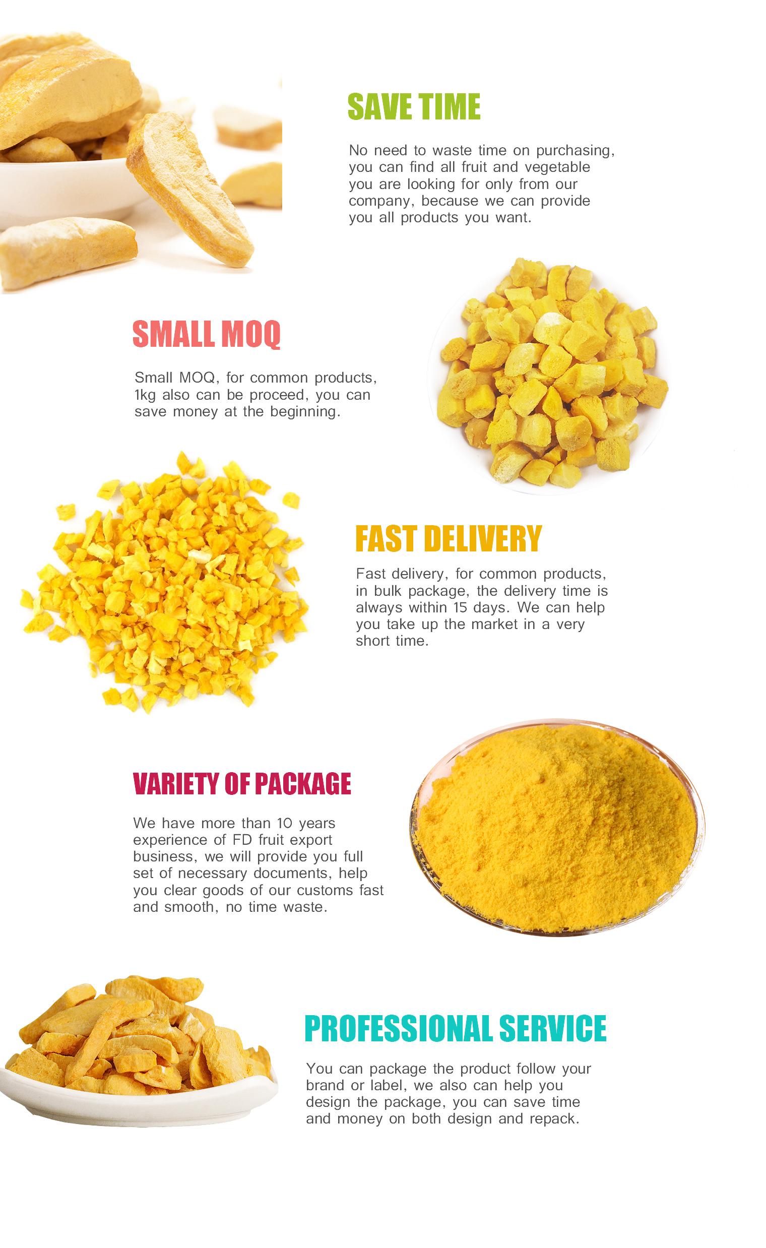 wholesale freeze dried Mango Powder